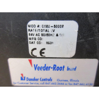 Veeder-Root C628-50002 Danaher Controls Rate Meter C62850002 - Used