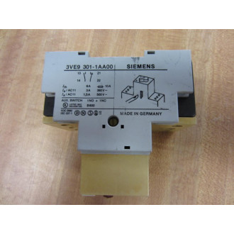 Siemens 3VE3000-8MA00 Starter 3VE30008MA00 Missing Knob - Used