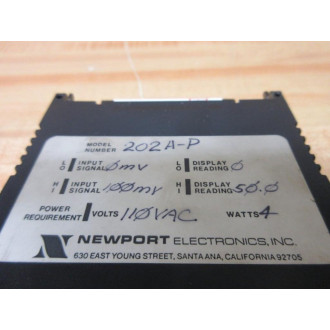 Newport 202A-P Process Meter 202AP - Used