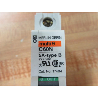 Merlin Gerin 17404 Square D Breaker 5A MG17404 Schneider - New No Box