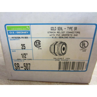 O-ZGedney SR-507 SR507 Strain Relief Connector 12" (Pack of 25)