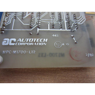 Autotech MPC-M1700-L12 Circuit Board  MPCM1700L12 - Used