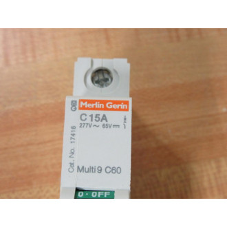 Merlin Gerin 17416 Square D Breaker 15A MG17416 Schneider