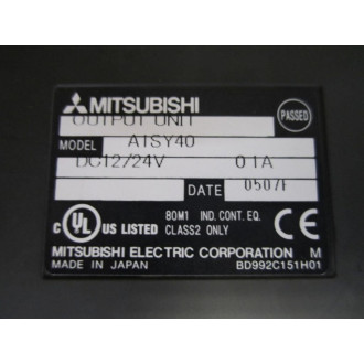 Mitsubishi A1SY40 Output Unit Without Terminal & Door - Used