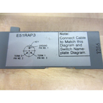 Cutler Hammer E51-RAP3 Eaton Receptacle E51RAP3 - Used