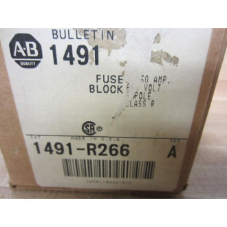 Allen Bradley 1491-R266 Fuse Block 40023-416-04 X-402028
