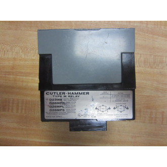 Cutler Hammer D23MB Eaton Type M Relay D26MPR D26MPL D26MPS - Used