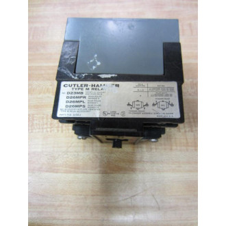 Cutler Hammer D23MB Eaton Type M Relay D26MPR D26MPL D26MPS - Used