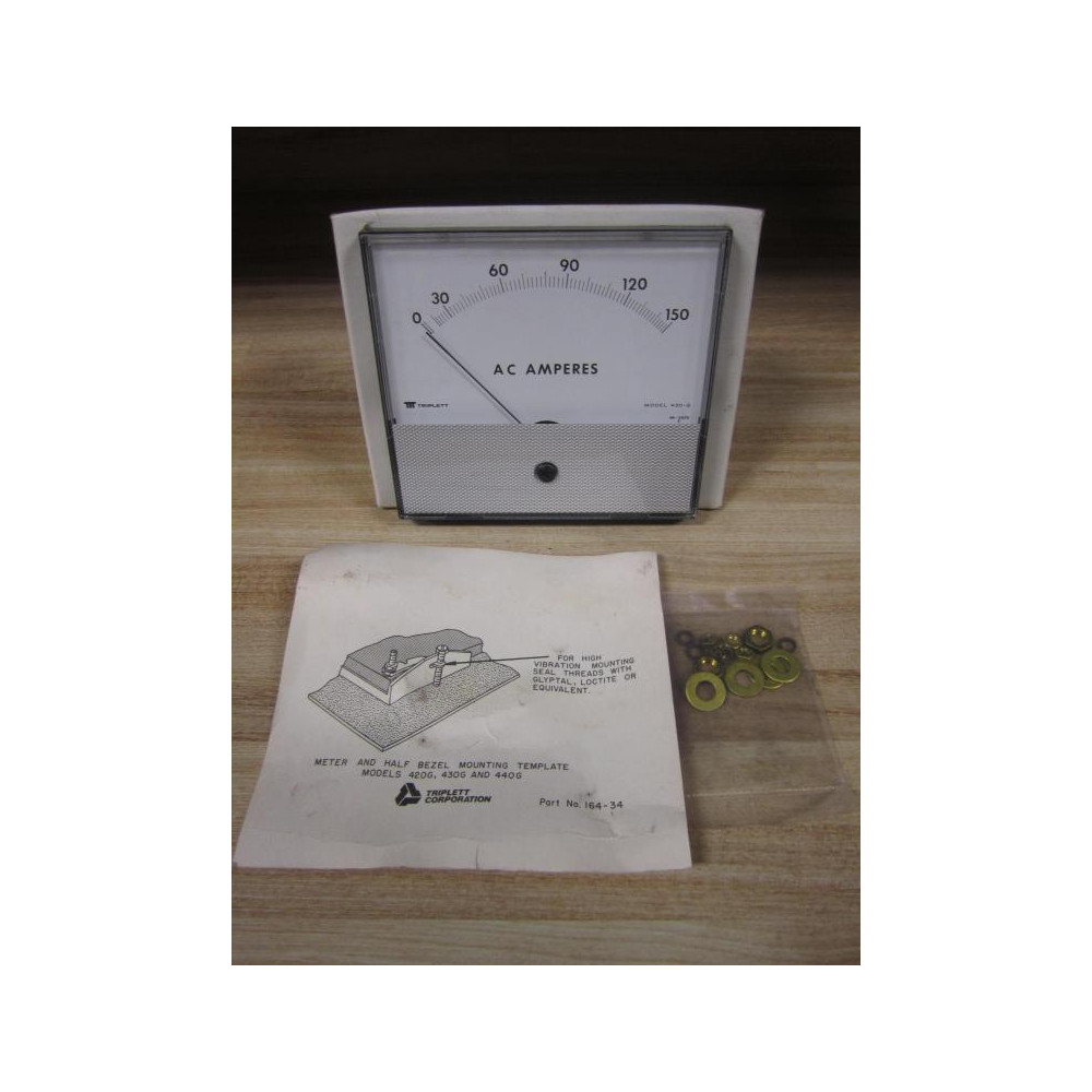 Triplett 430-G AC Amp Meter 430G EA064 0-150 Amp - New No Box