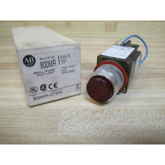 Allen Bradley 800MR-QT24K Red Push Button 800MRQT24K Series D