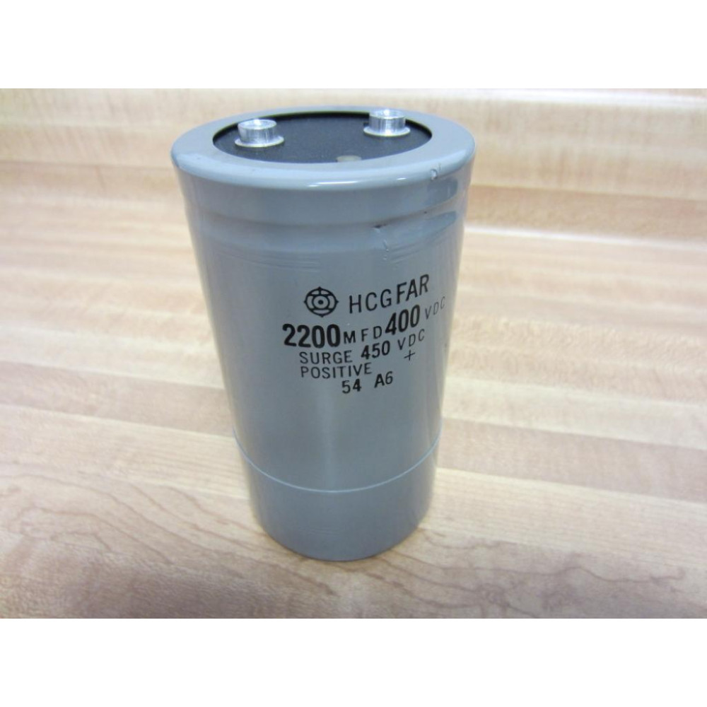 Hitachi HCGFAR Capacitor 2200MFD, 400VDC - Used