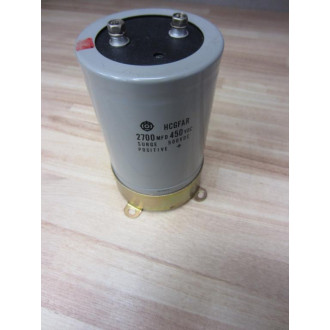Hitachi HCGFAR Capacitor 2700 MFD,450VDC - Used