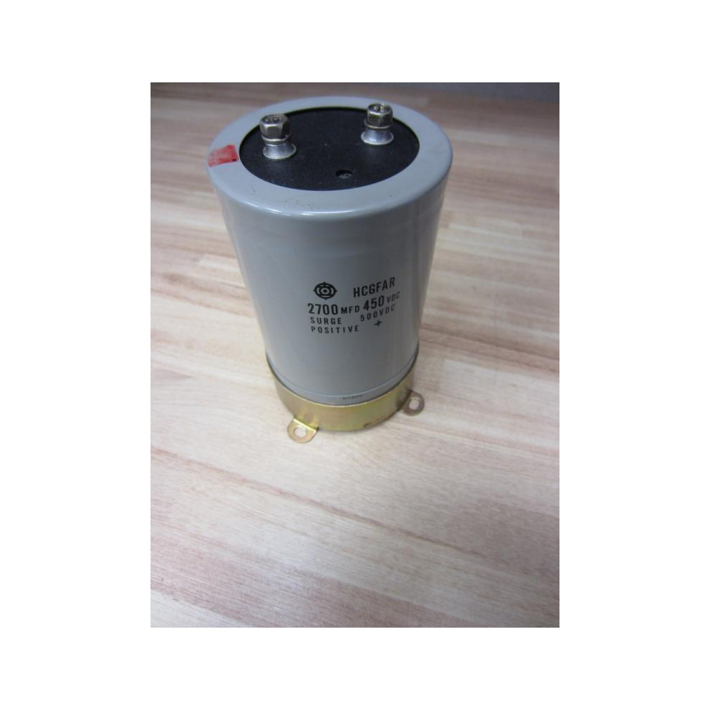 Hitachi HCGFAR Capacitor 2700 MFD,450VDC - Used