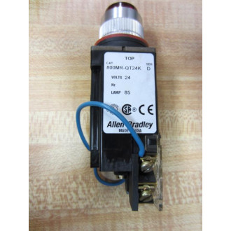 Allen Bradley 800MR-QT24K Red Push Button 800MRQT24K Series D