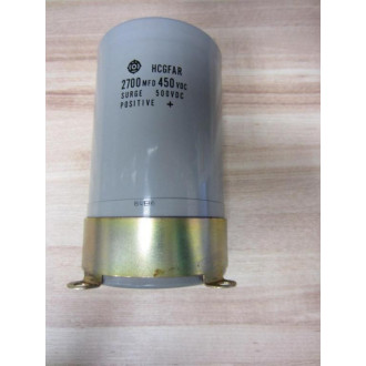 Hitachi HCGFAR Capacitor 2700 MFD,450VDC - Used