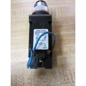Allen Bradley 800MR-QT24K Red Push Button 800MRQT24K Series D