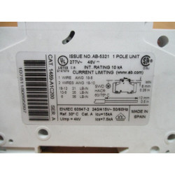 Allen Bradley 1489-A1C200 Circuit Breaker 20 AMP