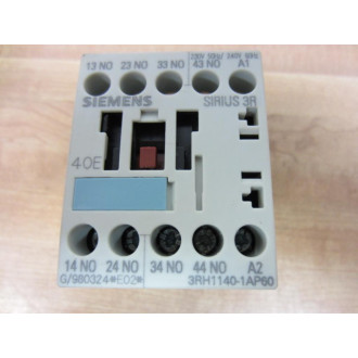 Siemens 3RH1-140-1AP60 Relay 3RH11401AP60 - New No Box