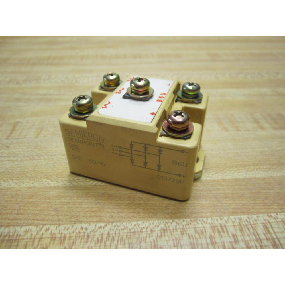 Semikron SKD 6016 Bridge Rectifier 3PH 150A 1.6kV SKD6016 - Used