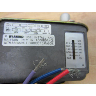 Barksdale C9612-1 Pressure Switch C96121