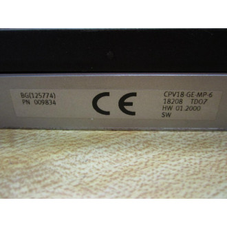 Festo CPV18-GE-MP-6 007866 Valve  CPV18GEMP6 Cracked Cover - Used