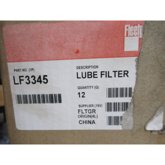Fleetguard LF3345 Lube Filter (Pack of 2)