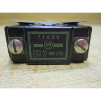 Allen Bradley 71A06 Coil Size 1 Contactor Starter Tested - Used