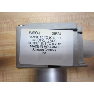 Johnson Controls W99D-1C Humidity Transmitter 12V 10-90% RH W99D1C