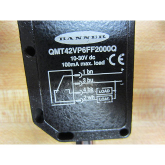 Banner QMT42VP6FF2000Q Sensor 49238 - Used