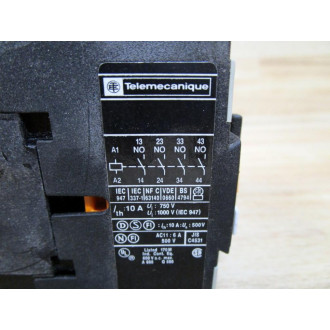 Telemecanique CA3-DN40BD Square D Control Relay Schneider - New No Box