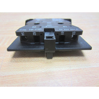 ABB CAL 16-11C Aux Contact 53 54 61 62 SK 829 002-C CAL1611C - Used