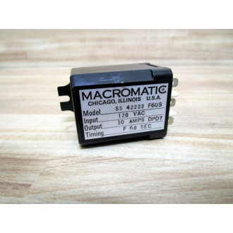 Macromatic SS 42222 F60S Time Delay Relay SS42222F60S
