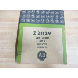 Allen Bradley Z-21139 Coil Cover Z21139 Series K