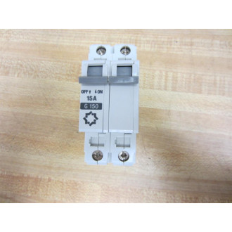 Weber AS168X-CB2 Circuit Breaker AS168XCB2 G 150 15A (Pack of 6) - Used
