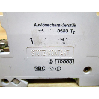 Stotz S 213 K Circuit Breaker S213K Missing Terminal Screw - Used