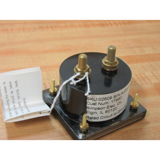 Simpson 1257 Meter 0-25 Amps
