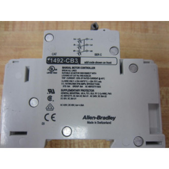 Allen Bradley 1492-CB3G030 Circuit Breaker 1492CB3G030 - Used