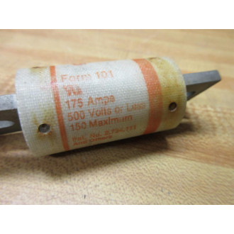 Gould Shawmut Ferraz Mersen A50P175-4 Fuse A50P175 - Used