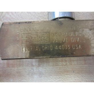 Parker F800B Flow Control Valve - New No Box