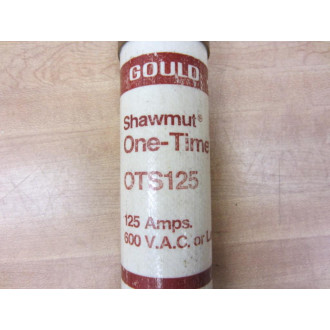 Gould Shawmut Ferraz Trionic OTS125 Fuse 0TS125 Tested (Pack of 2) - Used