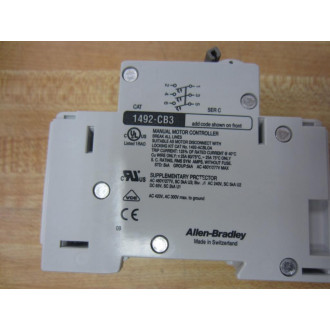 Allen Bradley 1492-CB3G020 Circuit Breaker 1492CB3G020 Series C