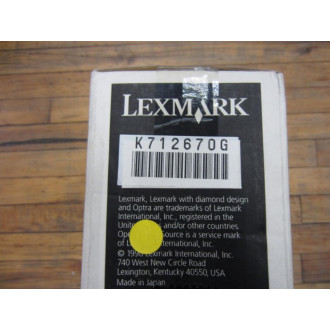 Lexmark 1361751 Toner Cartridge UPC: K712670G Black