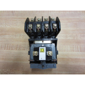 Square D 8501-HO-40 Control Relay 8501-H0-40 Series D - Used