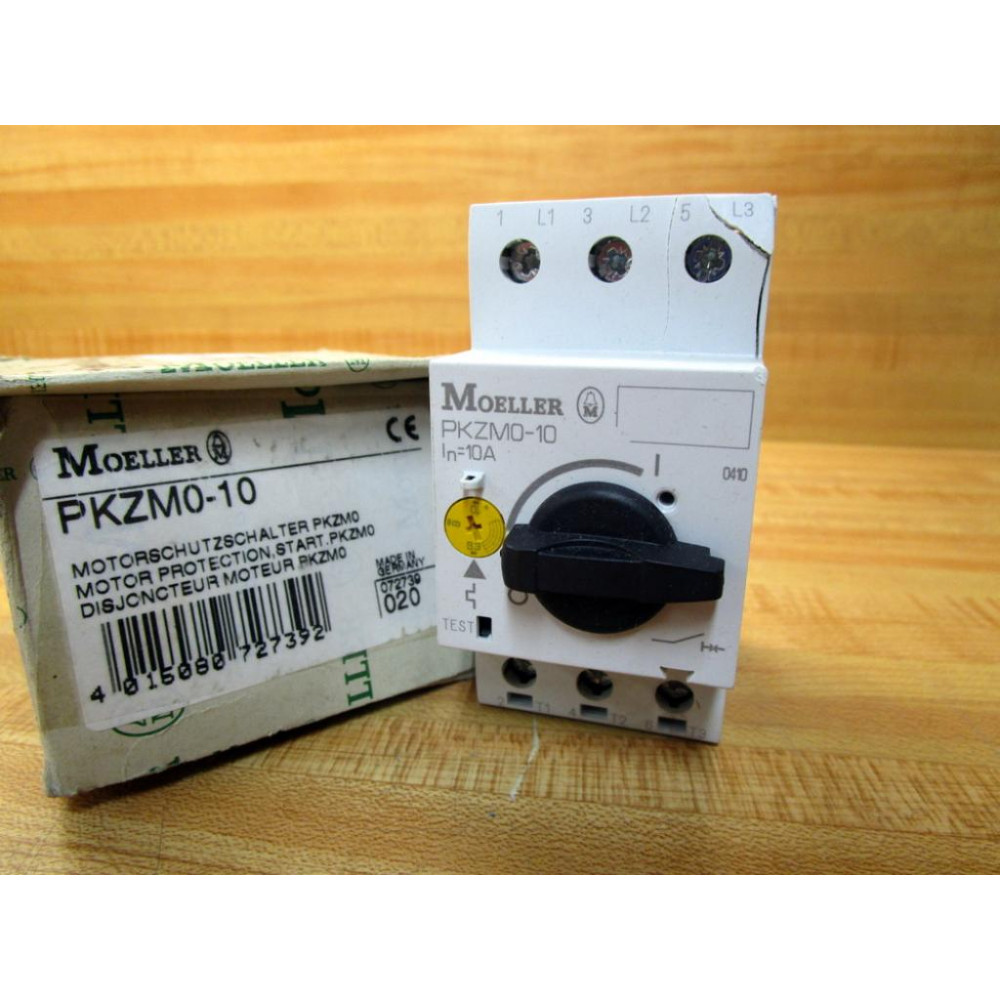 Moeller PKZM0-10 Motor Controller PKZM010 Cracked Housing