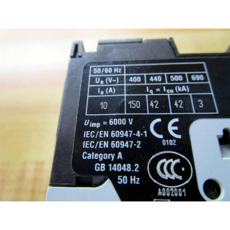 Moeller PKZM0-10 Motor Controller PKZM010 Cracked Housing