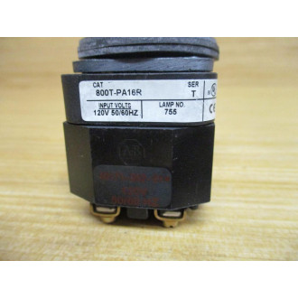Allen Bradley 800T-PAl16R Pushbutton 800TPAL16R Series T - Used