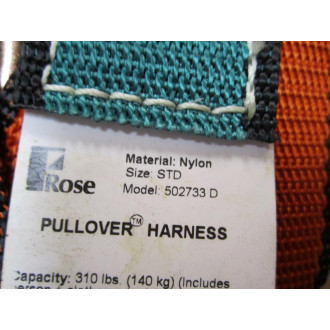 MSAROSE 502733 STD Pull Over Harness - New No Box