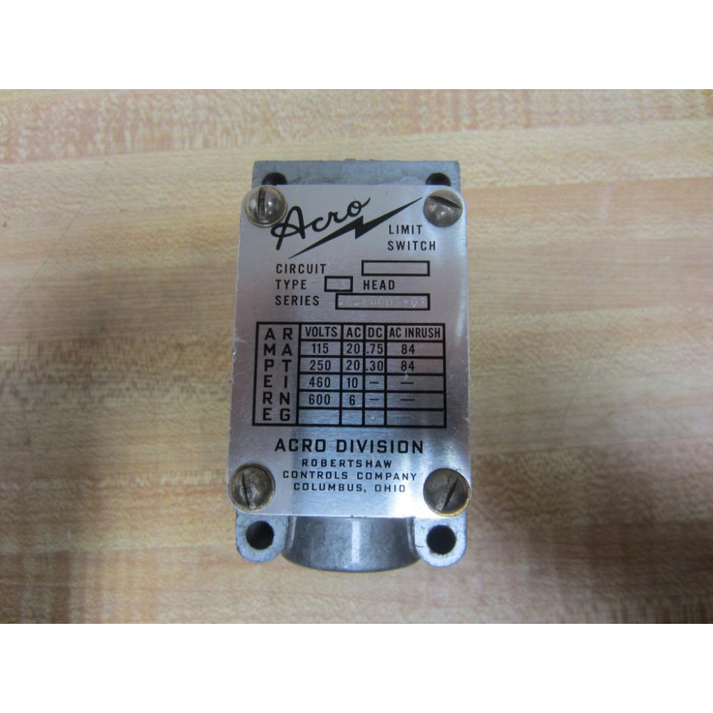 Acro 242-0003-03 Limit Switch 242000303 - Used