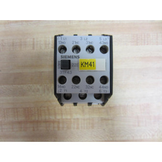 Siemens 3TF4322-0A Contactor 3TF43220A - Used