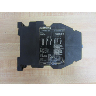 Siemens 3TF4322-0A Contactor 3TF43220A - Used